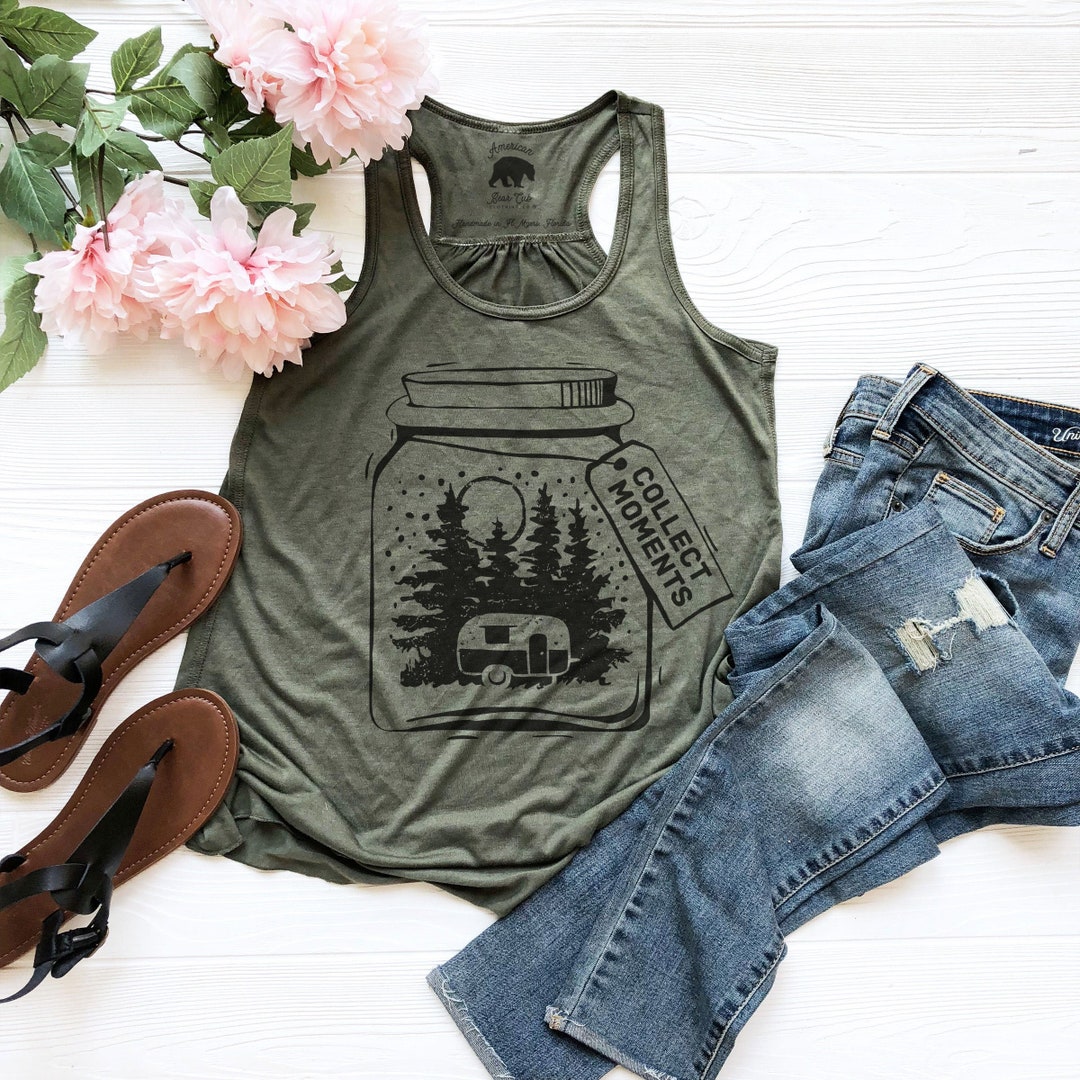 Camping Tank Tops Adventure Tank Tops Summer Vacation Tank Tops Camping Tanks Vacation RV Camper