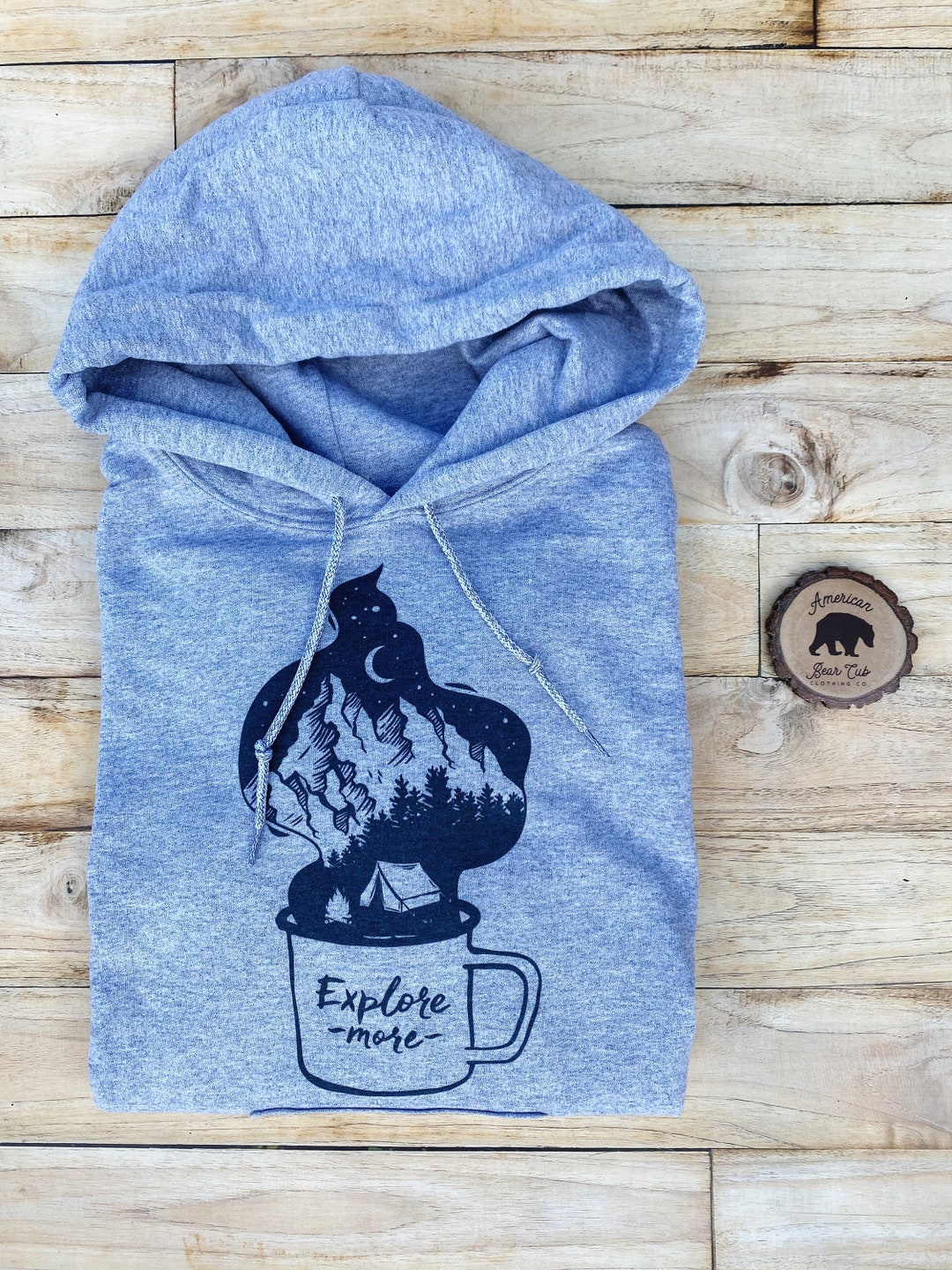 Explore More Campfire Coffee Cup Hoodie Nature Hoodies for Women & Men ...