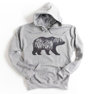 Bear Mountain Hoodies| Hoodies & Sweatshirts| Mountains Hoodies| Plus Size Clothing Available| Nature Hoodies for Women| Fall Hoodies
