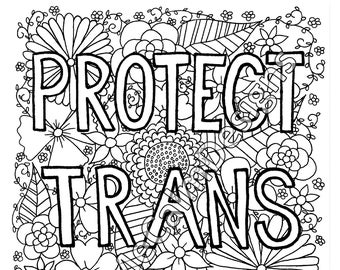 protect trans futures printable adult coloring page