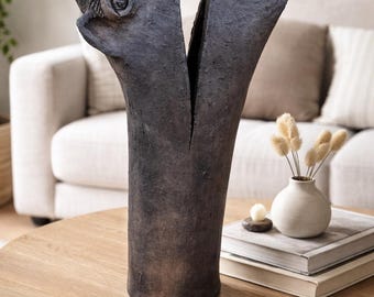 Sculpted Terracotta  – Abstract Figural Form
