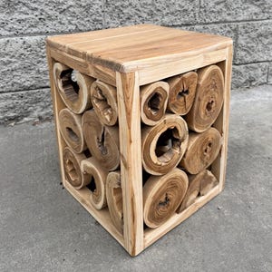 Reclaimed Teak Wood Stand
