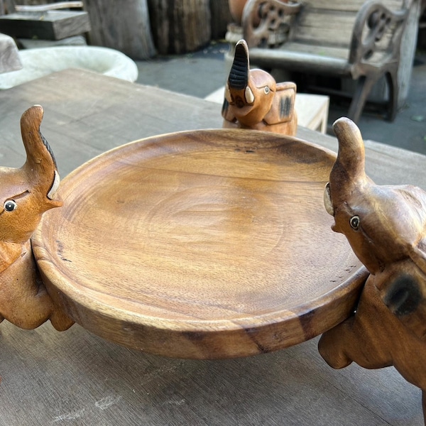 Carved Wood Tray Etsy