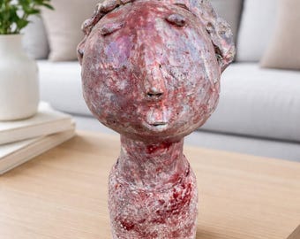 Unique ceramic lady bust No.3
