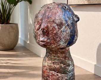 Abstract ceramic head man No.1