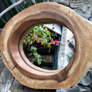 Mirror wooden frame - Organic shape