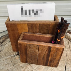 Set of 2 - Teak Patch Multipurpose Storage
