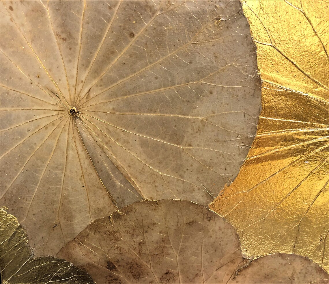 Lotus Leaf Wall Decor Etsy