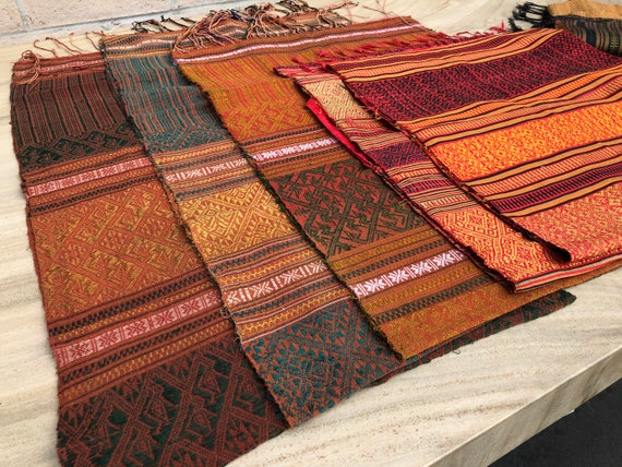 Handmade silk scarf