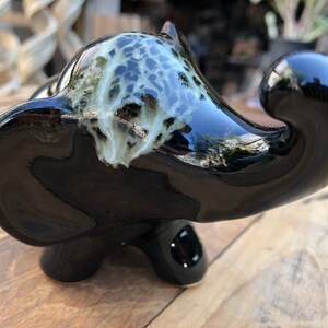 Modern elephant ceramic figure