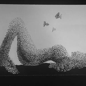 Mermaid Silhouette Fine Art Print