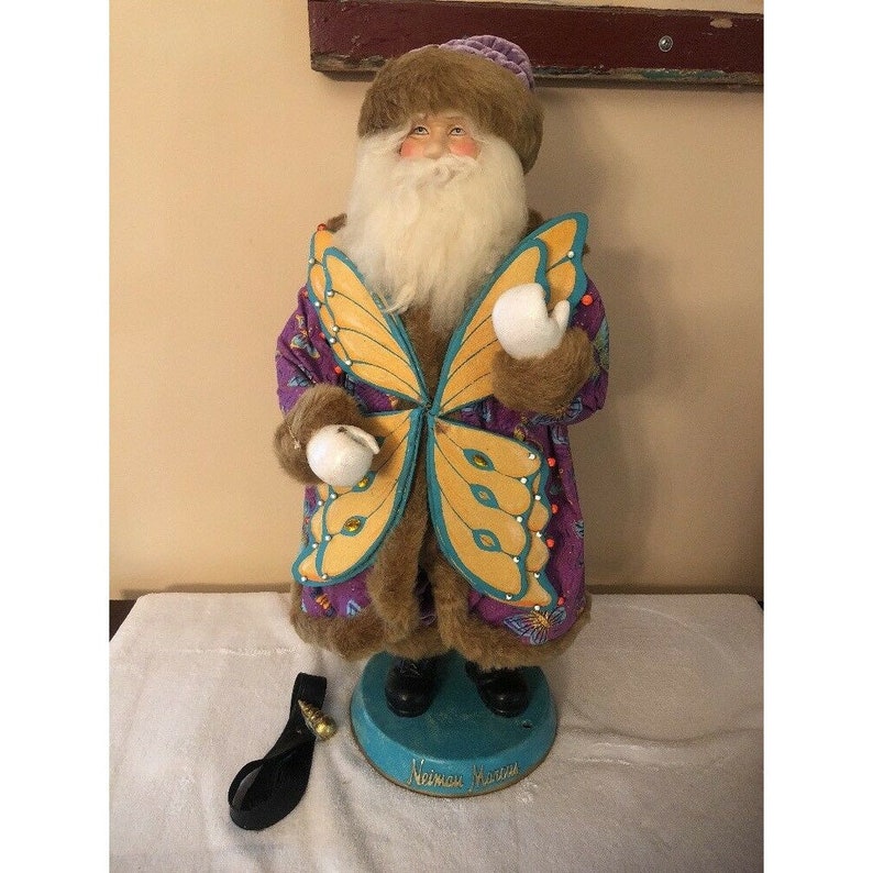 Vintage Nieman Marcus Christmas Santa Claus 24” Butterfly Coat shops