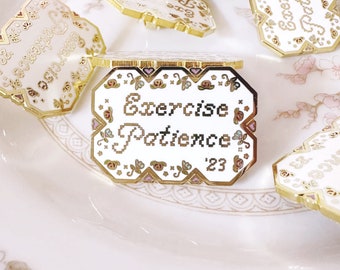 Exercise Patience Convention 2023 Enamel  Pin  JW, Love Never Fails, pioneer gifts,  Best Life Ever, Ministry, letter writing, mail