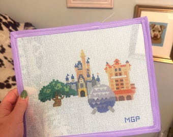 Broderie sur toile Parcs Disney | Broderie Disney