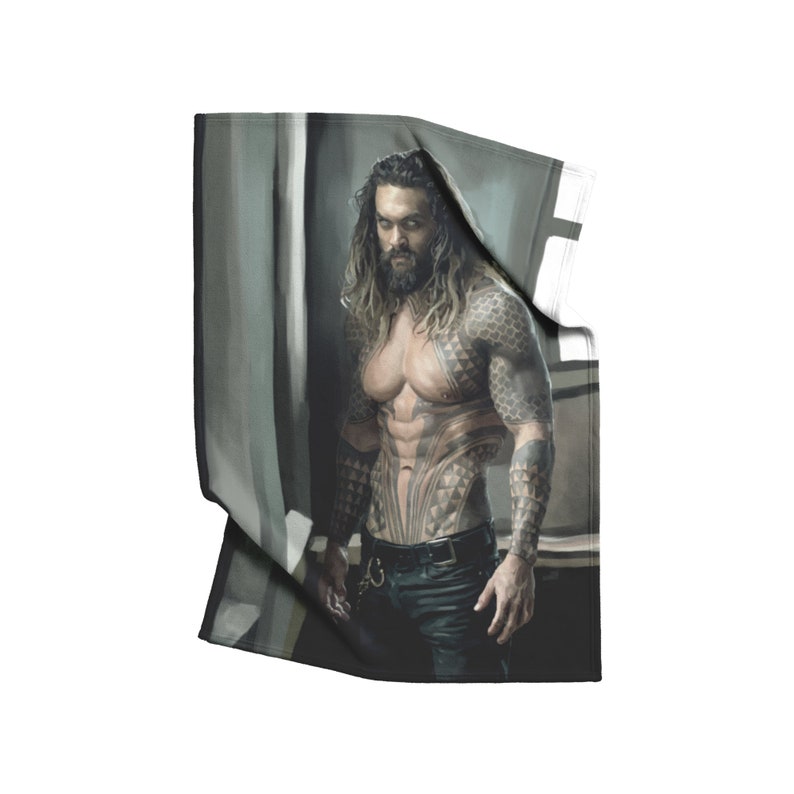 Jason Momoa Shirtless Soft Plush Fleece or Sherpa Blanket Etsy