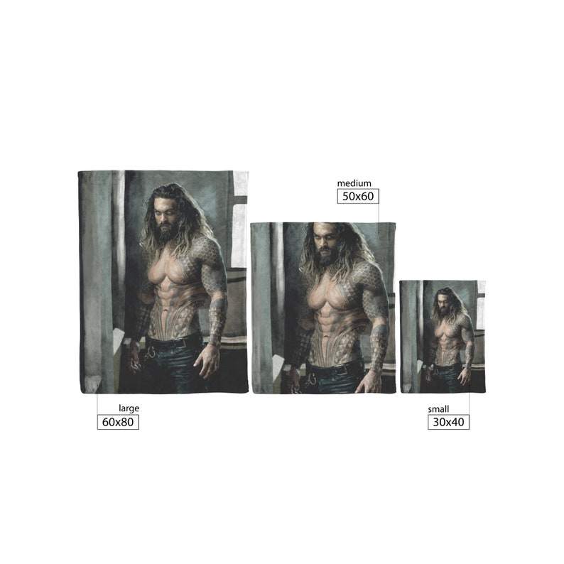 Jason Momoa Shirtless Soft Plush Fleece or Sherpa Blanket Etsy