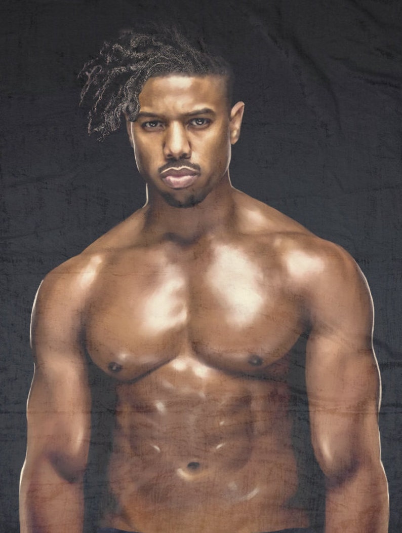 Michael B Jordan Killmonger Sexy Black Panther Ultra Soft | Etsy