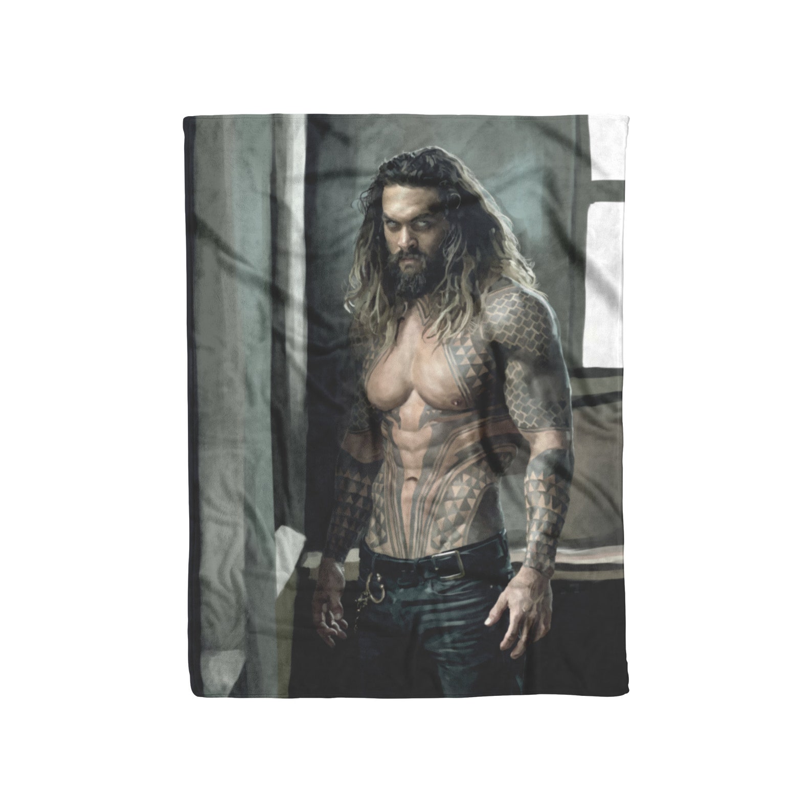 Jason Momoa Shirtless Soft Plush Fleece or Sherpa Blanket Etsy