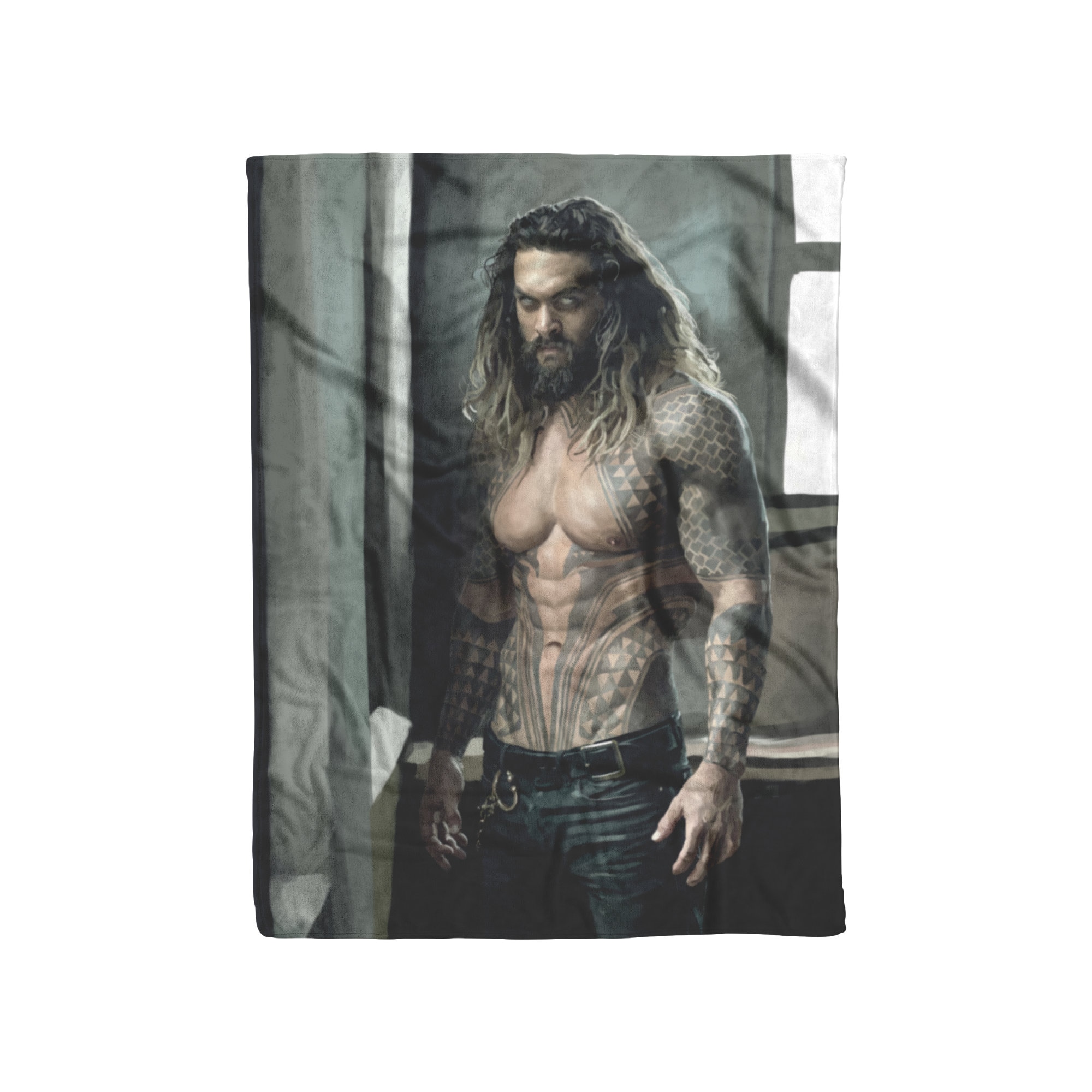 Jason Momoa Shirtless Soft Plush Fleece or Sherpa Blanket Etsy