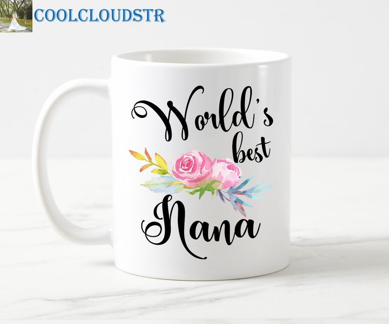 Grandma Coffee Mugs, World's Best Nana, Gift for Grandma Etsy