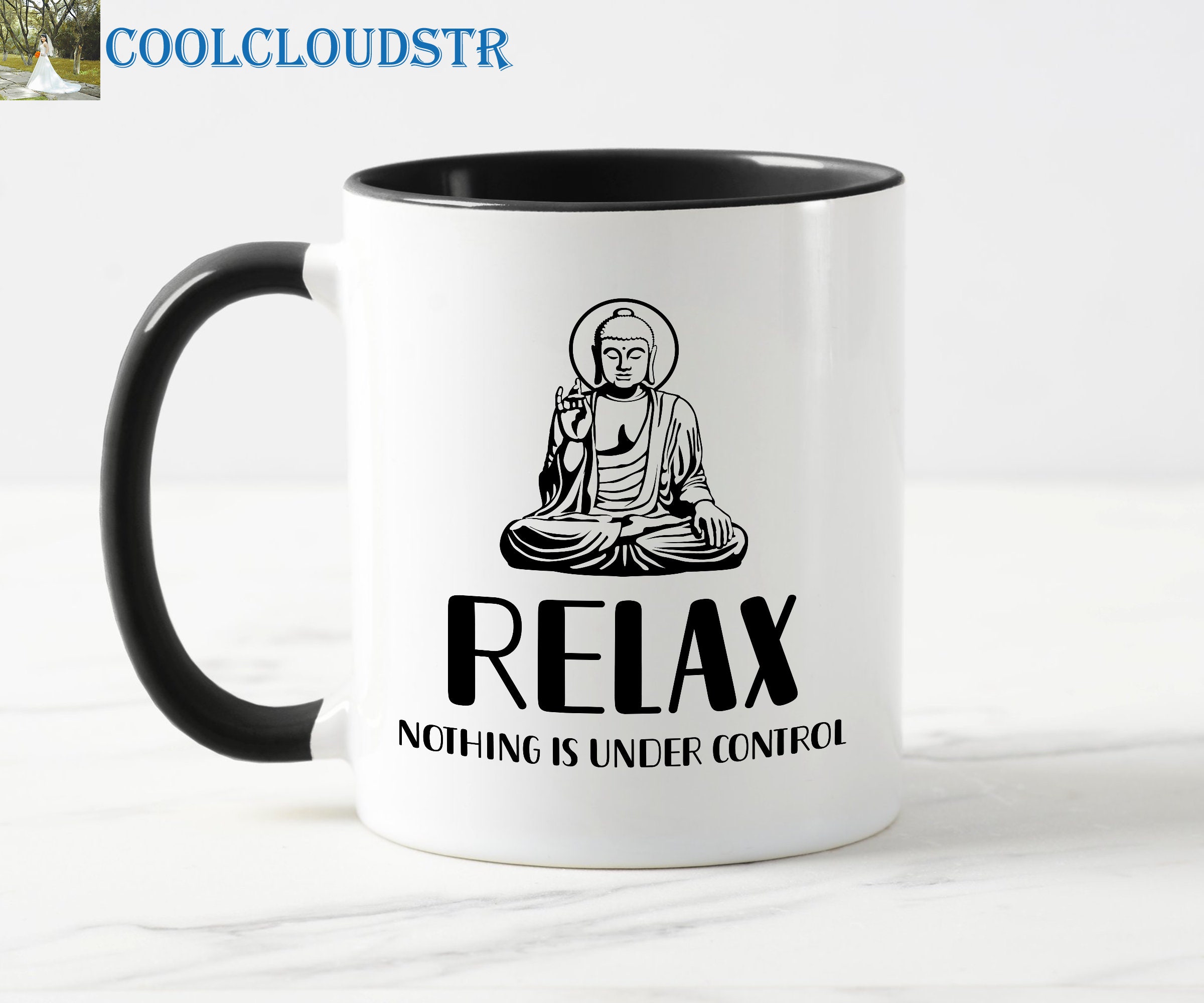 Relax Release And Walk Away- Personalized Custom Coffee Mug – Gifts
