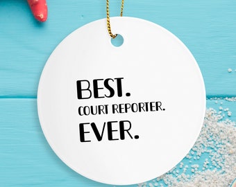 Worlds most Awesome Court Reporter - Ornament Worlds most Awesome Court Reporter - Ornament