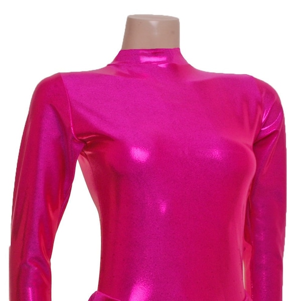 Ice Skating Majorette Dress Cerise Shine