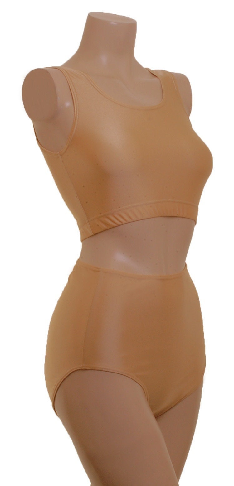 Dance Fitness Gym Braguitas de cintura alta Desnuda Lycra Opcion de color disponible Etsy Mexico
