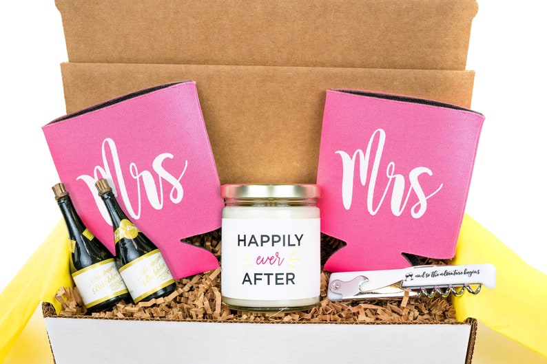 lesbian wedding gift basket