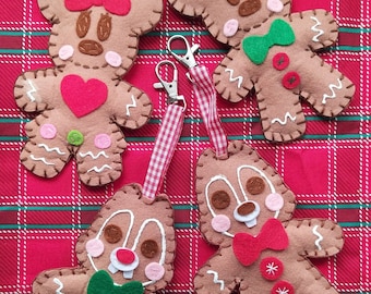 Lebkuchen Mickey, Minnie, Chip Dale Lebkuchenbaumschmuck, Weihnachtstablett-Dekoration, Lebkuchen-Schlüsselanhänger, Weihnachtsgeschenk