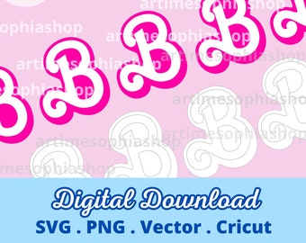 Barbi logo SVG, PNG, for Party projects, Sublimation, Cricut cut file