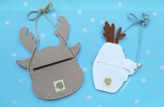 Frozen Olaf and Sven Felt Purse Disney, Disney Princess