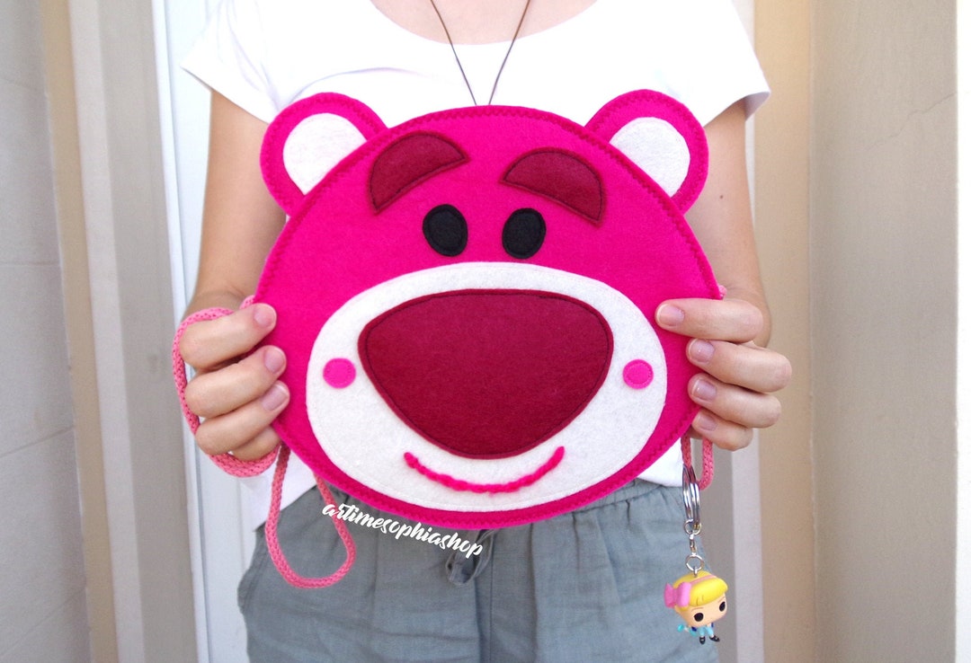 Strawberry Scented Disney Toy Story Lotso Wallet Purse Toy Story Lotso Hugging Bear Crossbody Kids Bag Clutch Crossbody Bag Etsy Israel