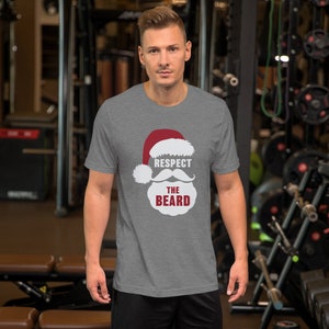 Respeta la barba camiseta unisex de manga corta