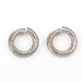 10 Extra Heavy Duty Jump Ring, Stainless Steel, 12 Gauge, Texturized ...