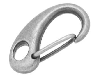 31mm Chunky Antiqued Pewter Clip Lobster Clasp, Oversized Silver Clasp, Large Lobster Claw, Silver Findings, DIY Jewelry Making, PT628