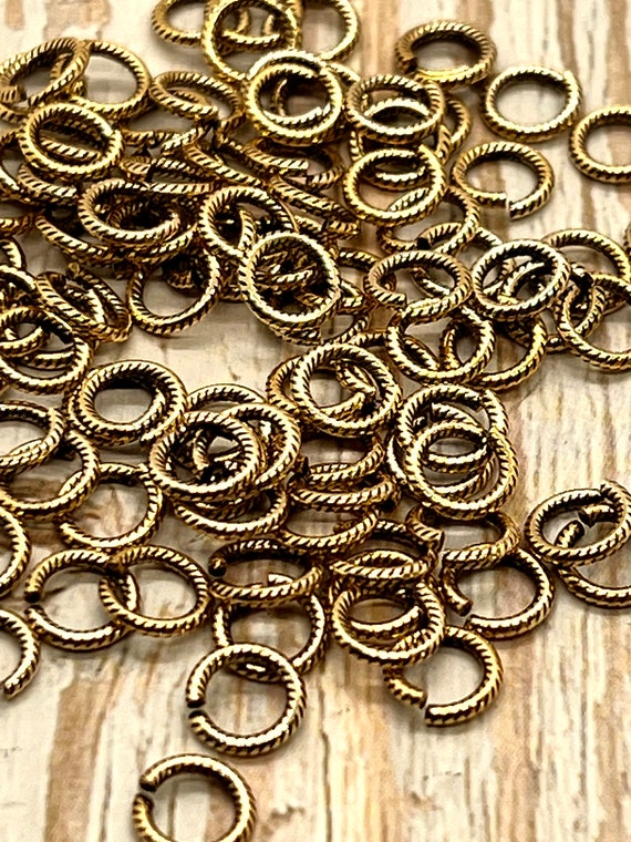 Brass Jewelry Making Findings, Brass Split Rings Connectors