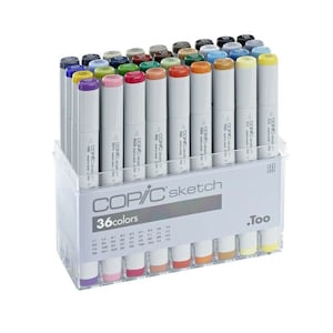 Copic SKETCH Markers - 36 Set Basic Colours