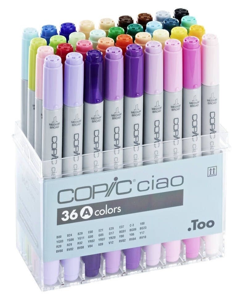 コピック36A  COPiC36A Copic CIAO 36A Set - Etsy