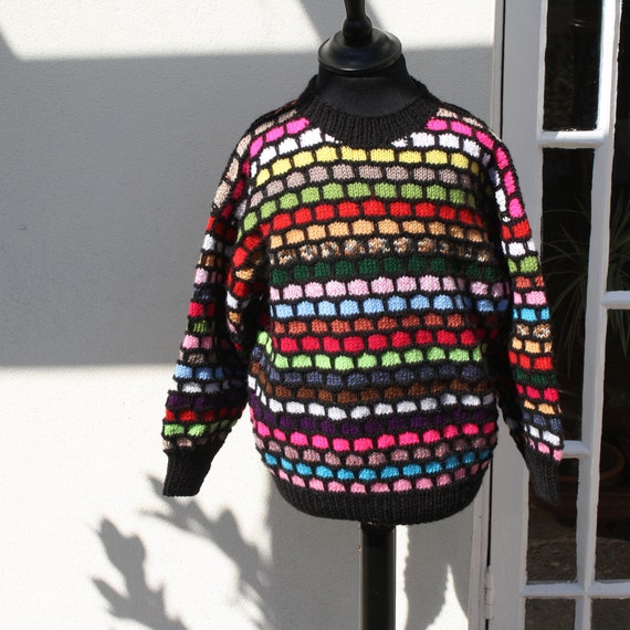multi coloured jumpers
