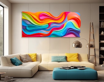 Pop Art Wall Sculpture Abstract Wall Decor Trendy Wall Art Home Decor uniqstiq Plexiglass Art Indoor/Outdoor Wall Art Modern