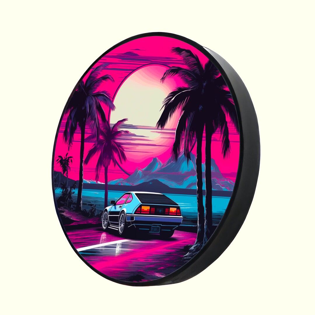 80s Style Art Contemporary Art LED Wall Lamp Pop Art Artwork Retro ...