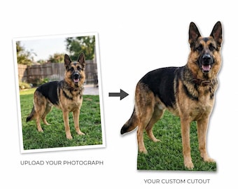 Personalized Life-Size Pet Cutout, Custom Dog Prop, Wedding Favor, Pet Birthday, Funny Gift, Anniversary Gift