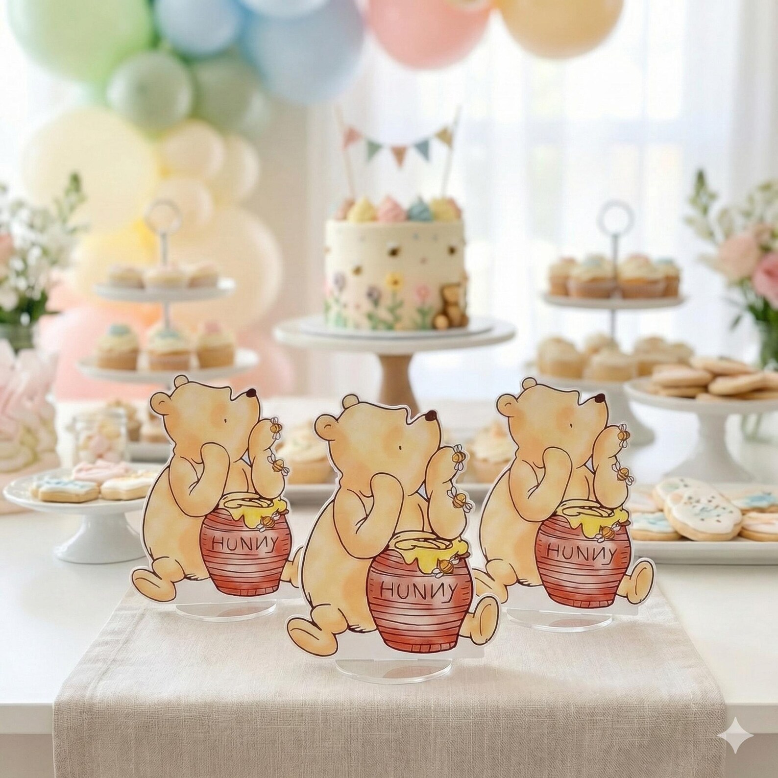 Winnie The Pooh Table Decorationsnull