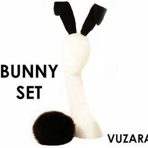 bunny tail bunny ears bunny tail and ears set bunny set bunny cosplay bunny costume easter bunny easter bunny tail easter bunny ears vuzara
