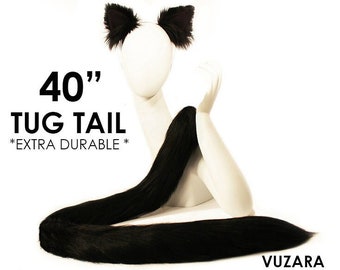 black cat costume cat costume black kitty costume kitten costume kitty cat costume cat costume TUG TAIL cat costume VUZARA halloween costume