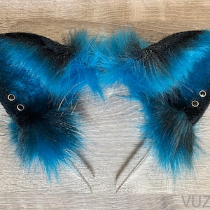 cat ears fox cat ears kitty ears kitten ears cat ears headband ears faux ears wolf ears neko ears cosplay ears fox costume cat costume cat