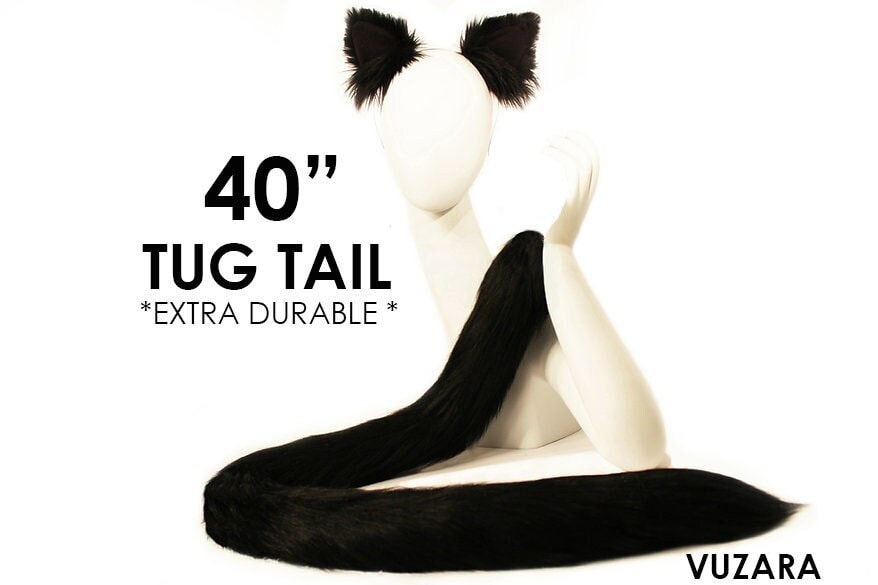 black cat costume cat costume black kitty costume kitten costume kitty cat costume cat costume TUG TAIL cat costume VUZARA halloween costume