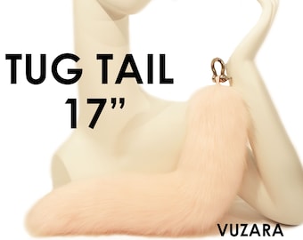 cola de zorro cola de gato cola de cosplay TUG TAIL cola de gatito cola de cosplay cola esponjosa cola peluda cola de juego de mascotas cola de anime clip en cola madura VUZARA