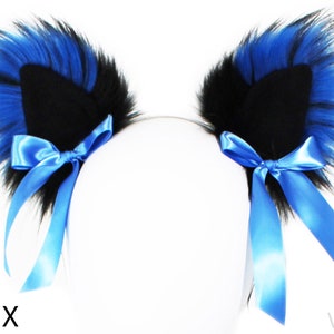 fox ears cat ears kitty ears kitten ears headband ears faux ears wolf ears neko ears cosplay ears fox costume cat costume purple kawaii cat